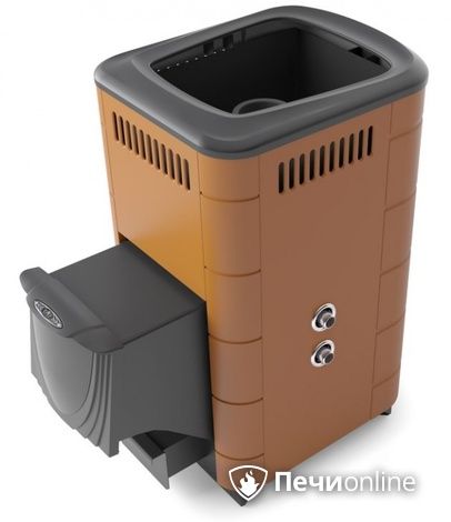 Дровяная печь-каменка TMF Тунгуска Cast ДА ТО терракота в Абакане